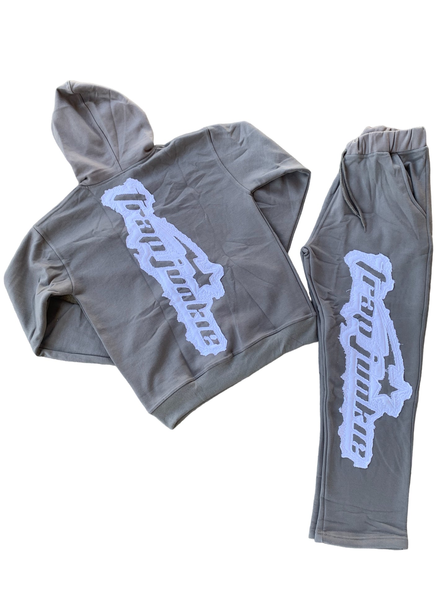 TrapStar Sweatsuit (Grey/White)