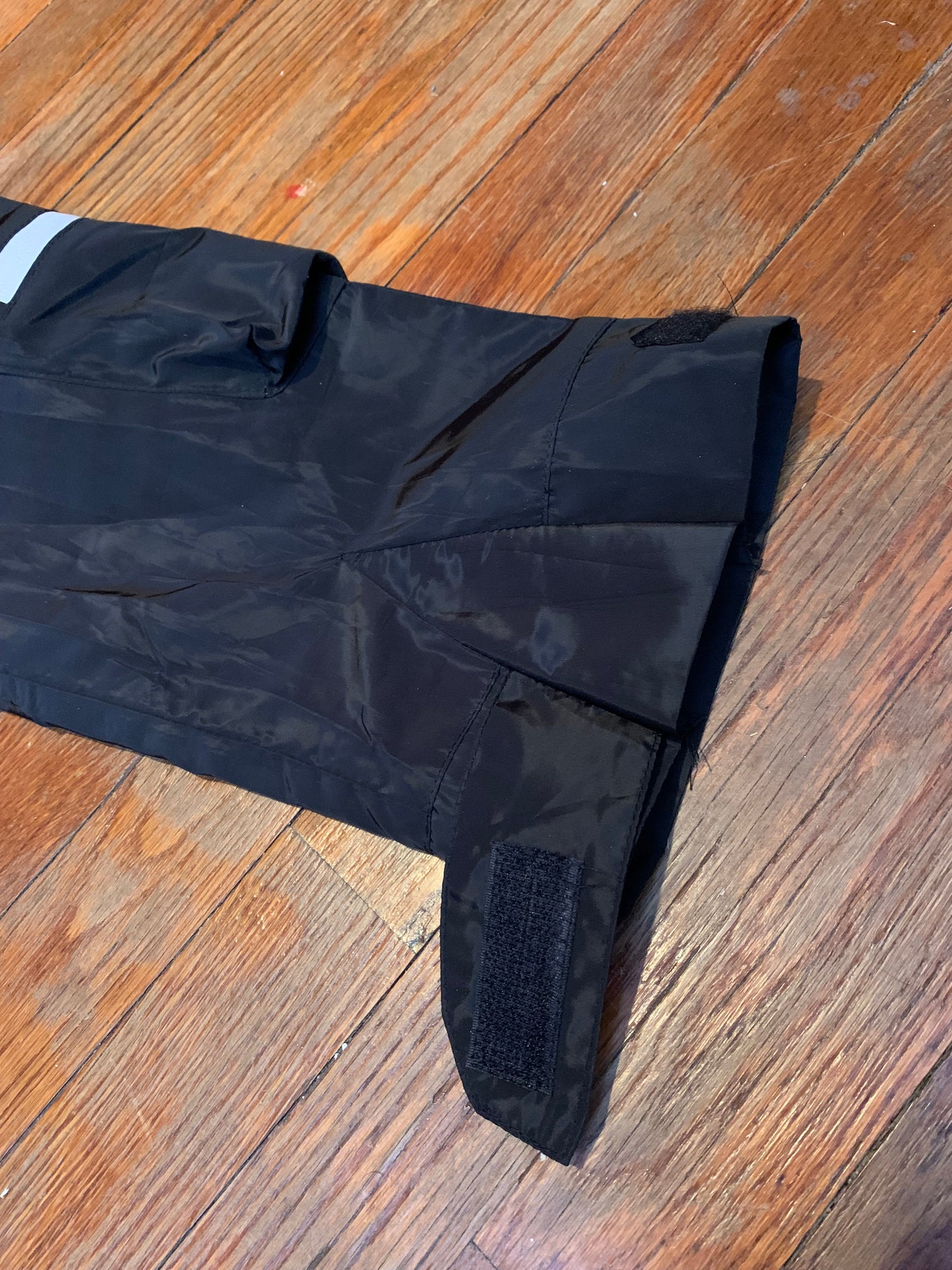 Reflective Windbreaker Cargo Pants (Black)