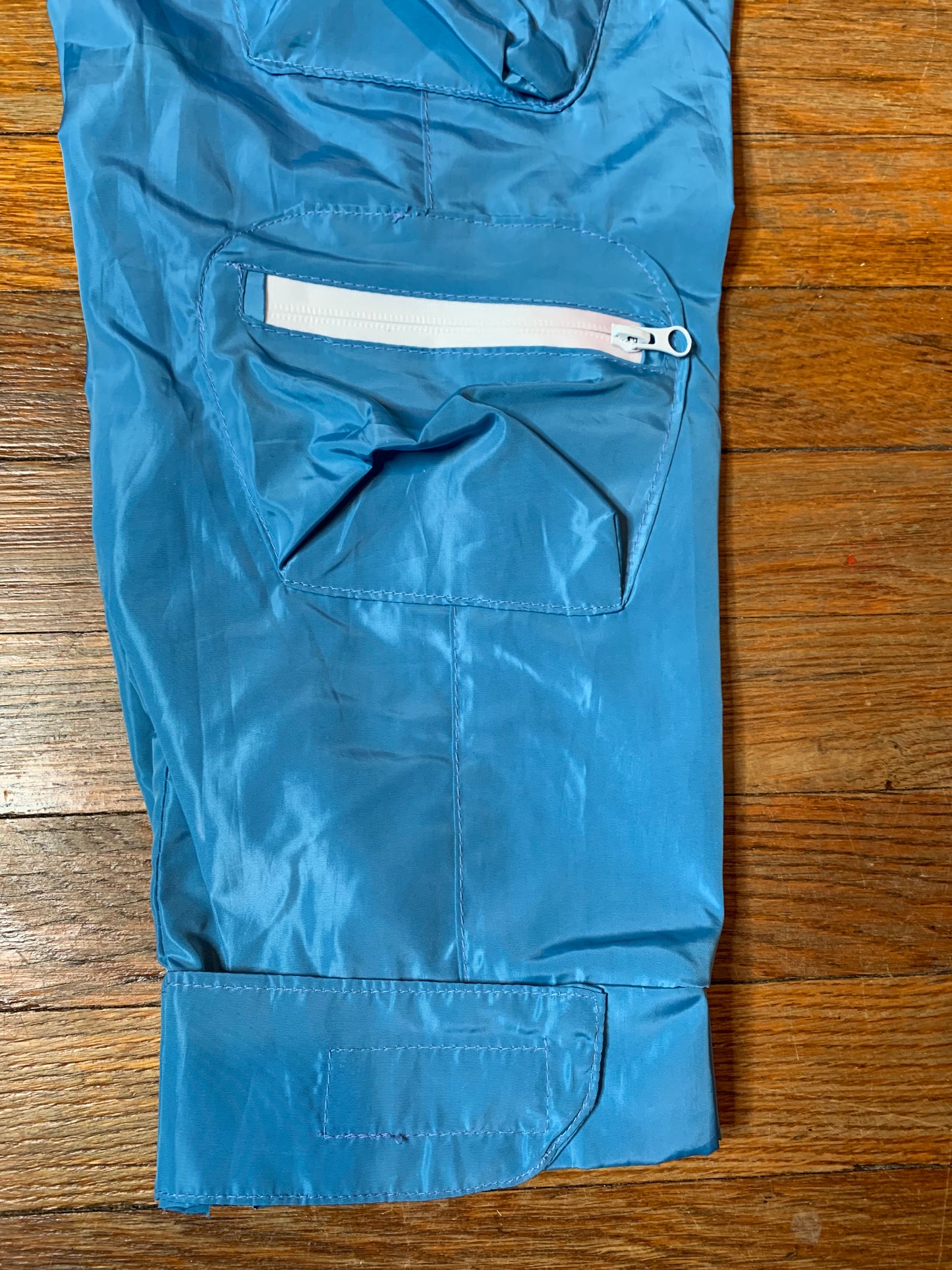 Reflective Windbreaker Cargo Pants (Baby Blue)