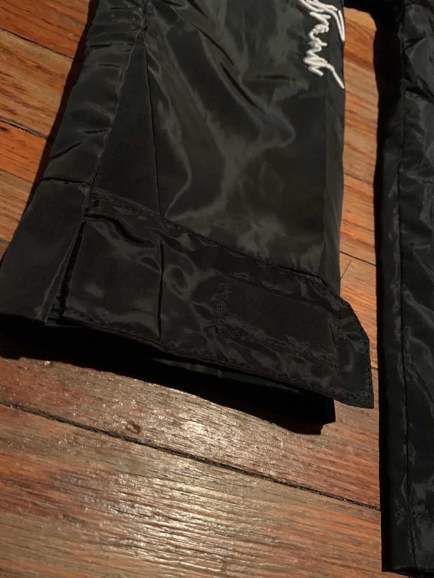 Reflective Windbreaker Cargo Jacket (Black)