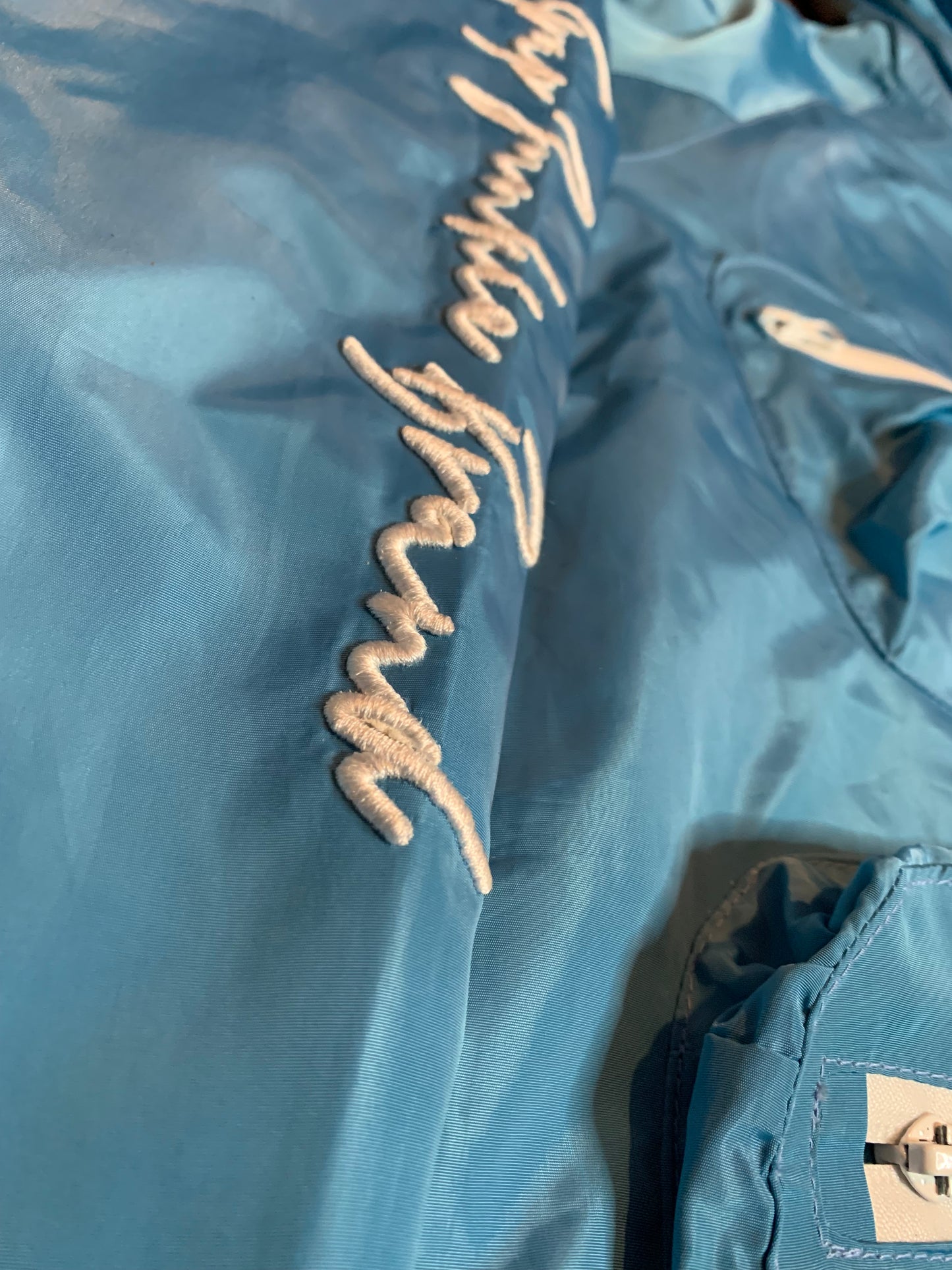 Reflective Windbreaker Cargo Jacket (Baby Blue)