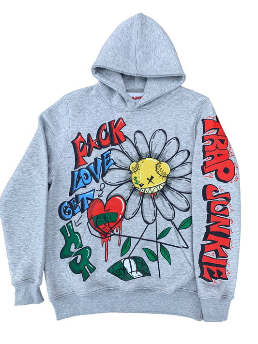 F*ck Love Hoodie (Grey)
