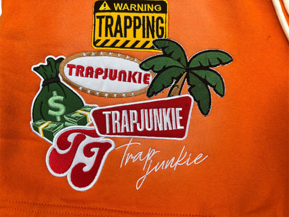 TJ Patchwork Shorts (Orange)
