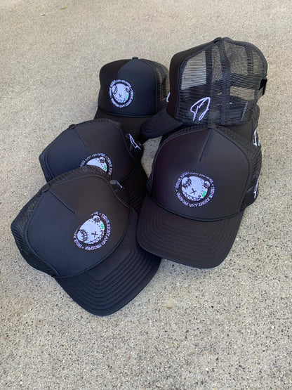 Think Right And Prosper Trucker Hat (Black)